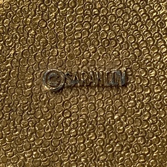 Vintage SARAH COVENTRY Glass Tigers Eye Oval Gold Plated Necklace Jewelry - Picture 4 of 7